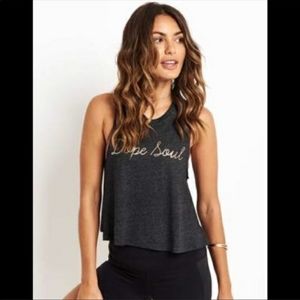 Spiritual Gangster Dope Soul Crop Tank NWT